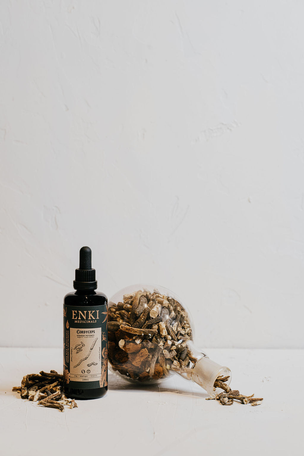 Enki Cordyceps Tonic in Miron Dropper Bottle