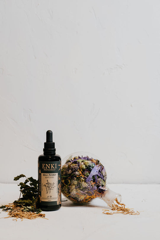 Enki Male Potency Tonic in Miron Dropper Bottle