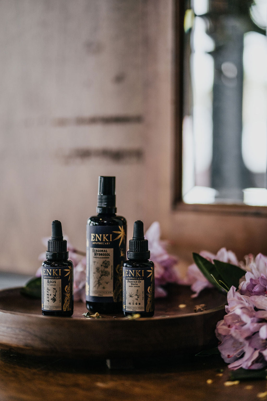 Enki Skin Care Pack Serums and Hydrosol