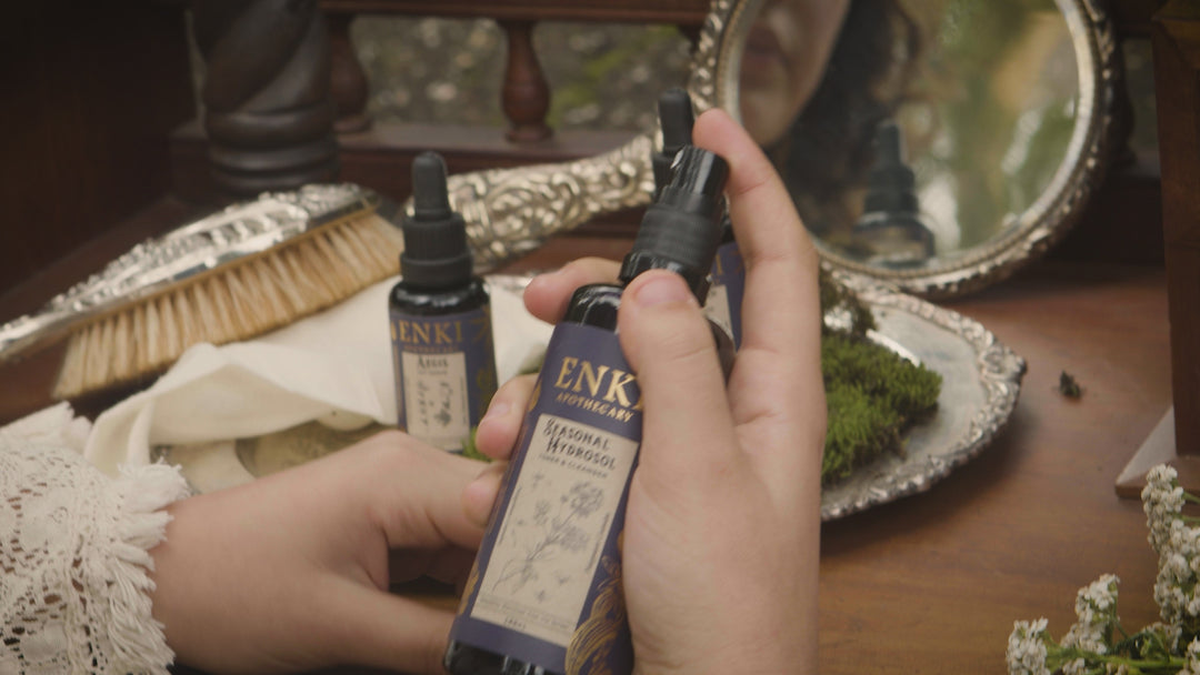 Organic herbal botanical mist hydrosol video