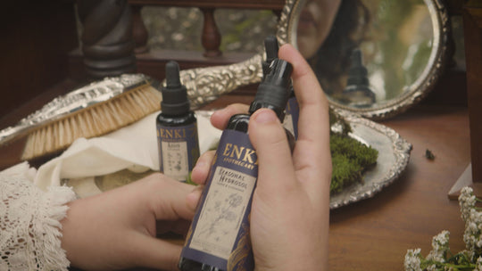 Organic herbal botanical mist hydrosol video